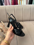 Women Trendy Criss Cross Straps Buckle Closure High Heels